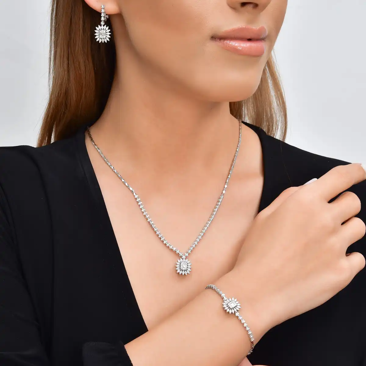 1,14 Karat Pırlanta Baget Gerdanlık 4